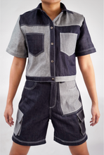 Load image into Gallery viewer, Cropped Double Trouble Jacket